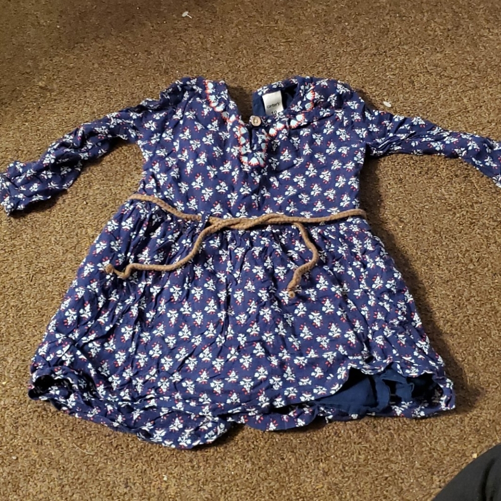Carters long sleeve dress